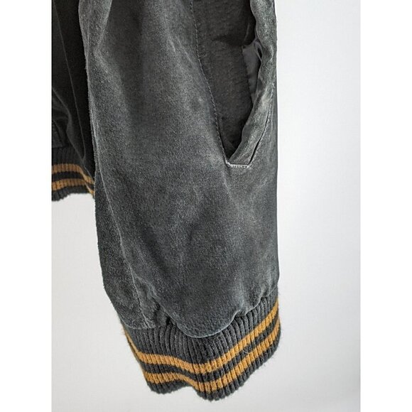 VTG Salt Lake City Utah Winter Olympics 2002 Bomber Jacket Suede 3XL Tall - Picture 9 of 11